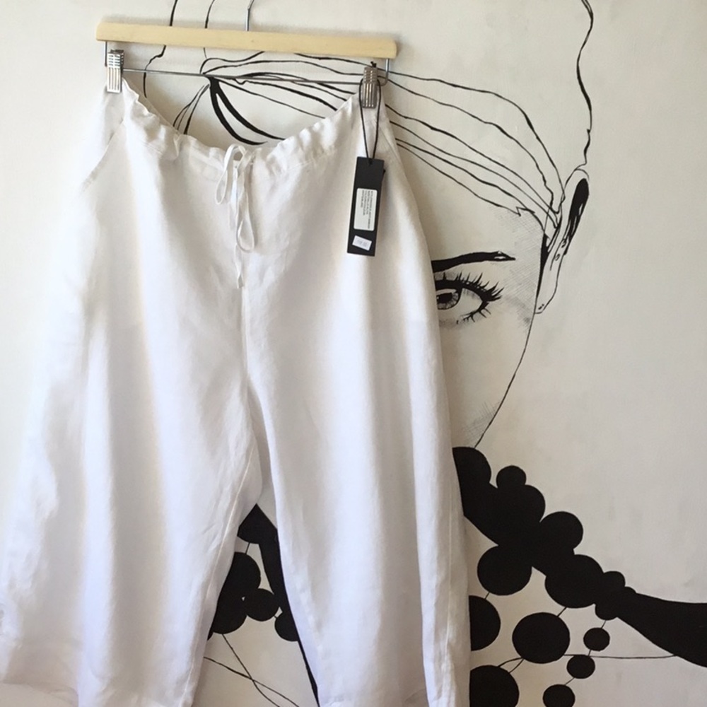 Cropped Linen Pant